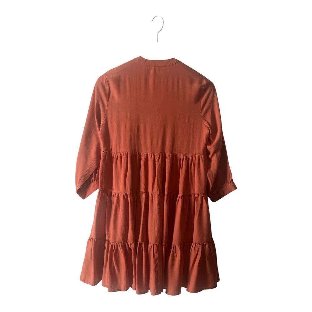Entro Colorful Stylish‎ Coral Floral Dress, Size M - Picture 5 of 11